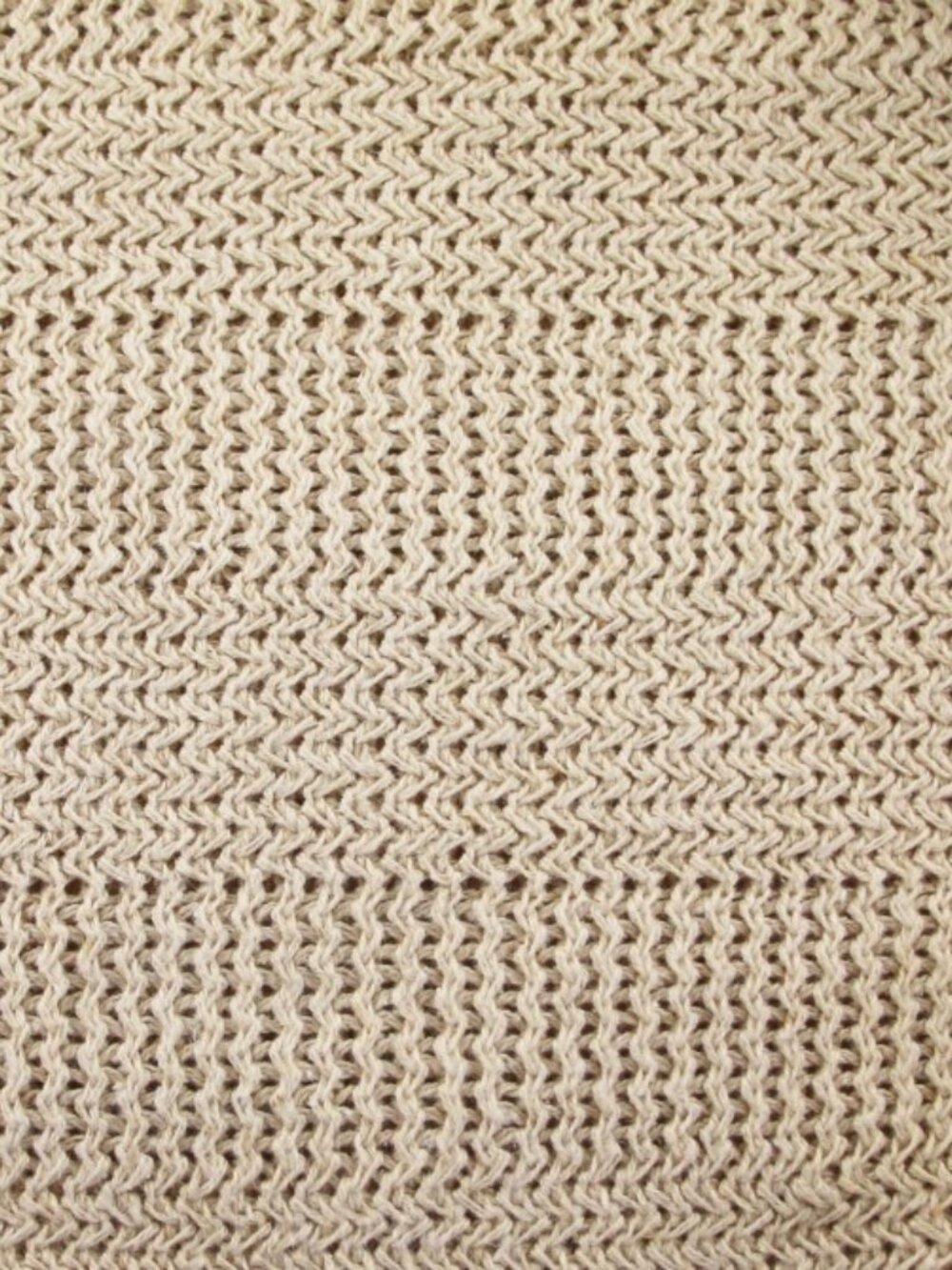 VINTAGE ca. 2000 STRUCTURE Ecru Pullover Sweater - Size M - 55% Ramie 45% Cotton - Picture 3 of 5